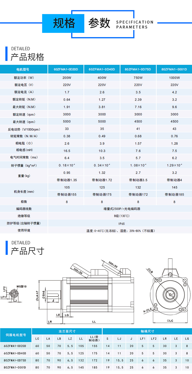 80系列伺服電機(jī)